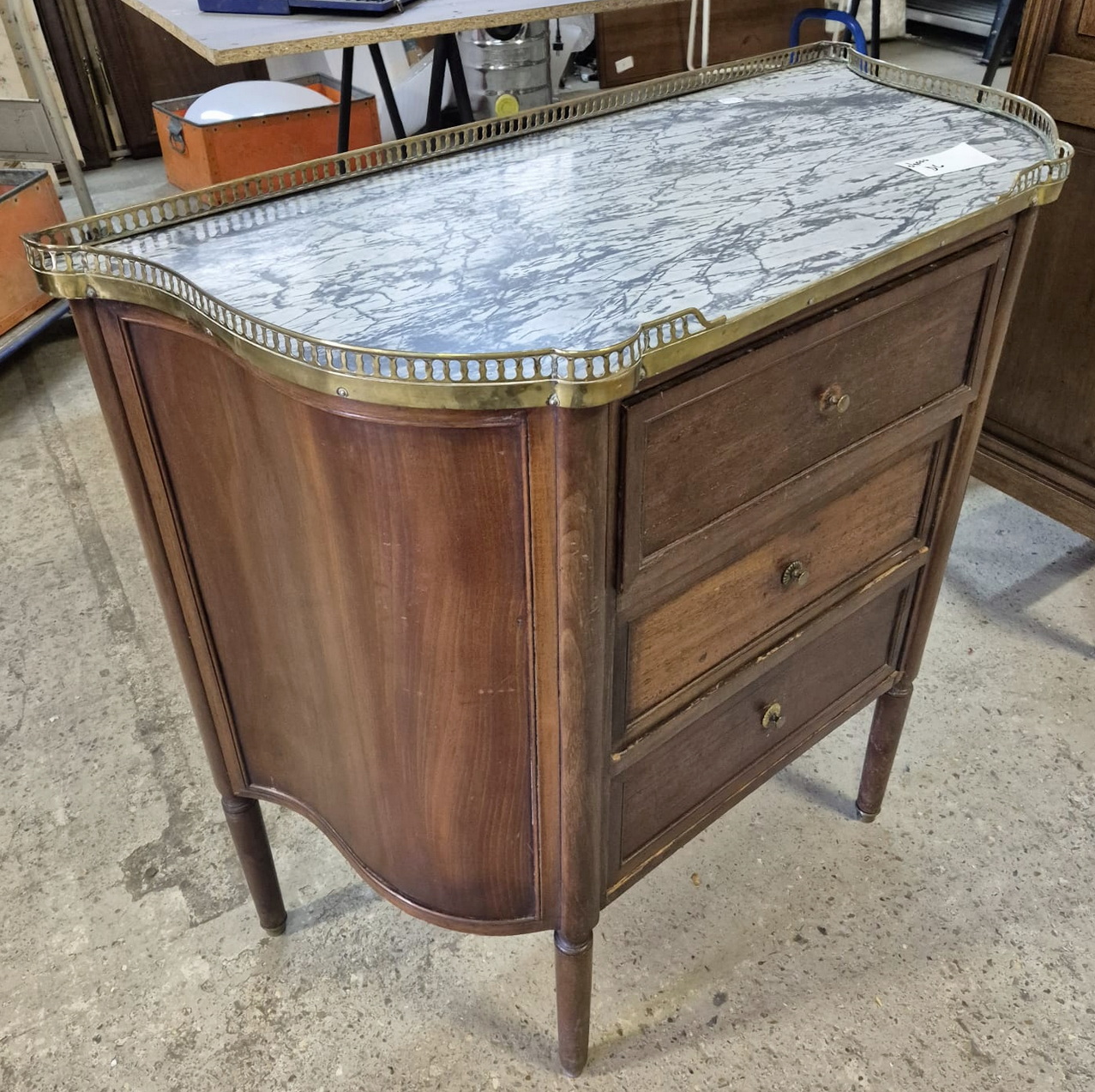 A French Louis XVI Demilune Commode